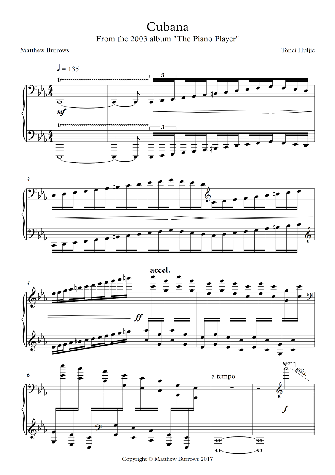 Croatian rhapsody maksim mrvica piano sheet music